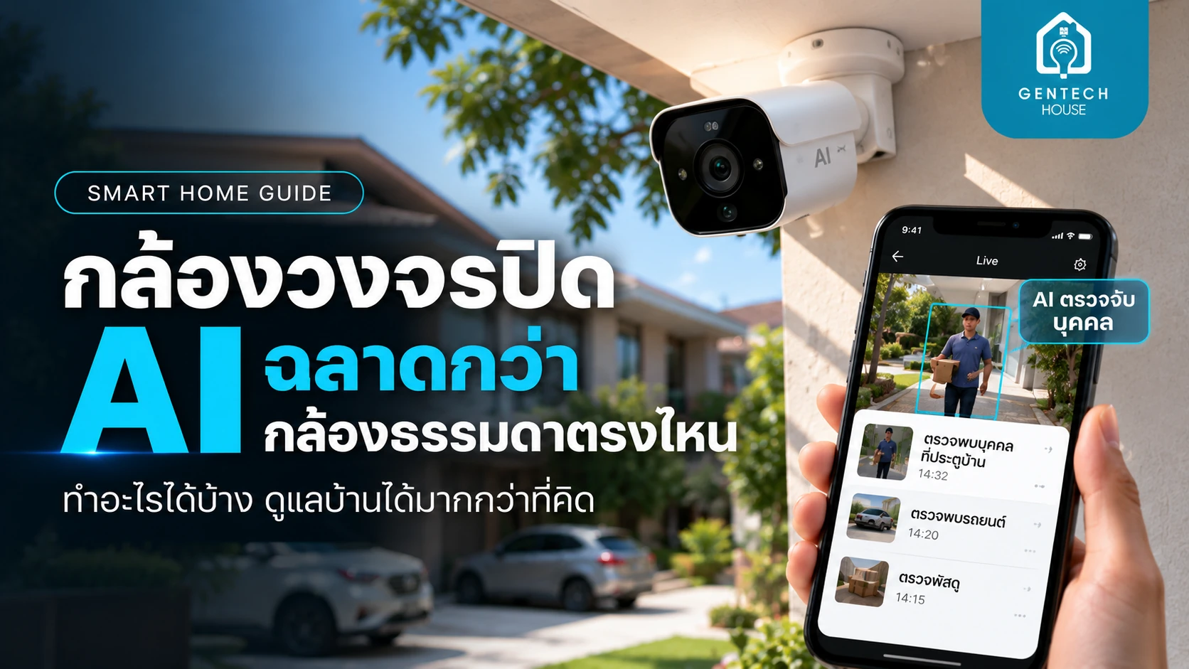 กล้องวงจรปิด AI ฉลาดกว่ากล้องธรรมดาตรงไหน ทำอะไรได้บ้าง