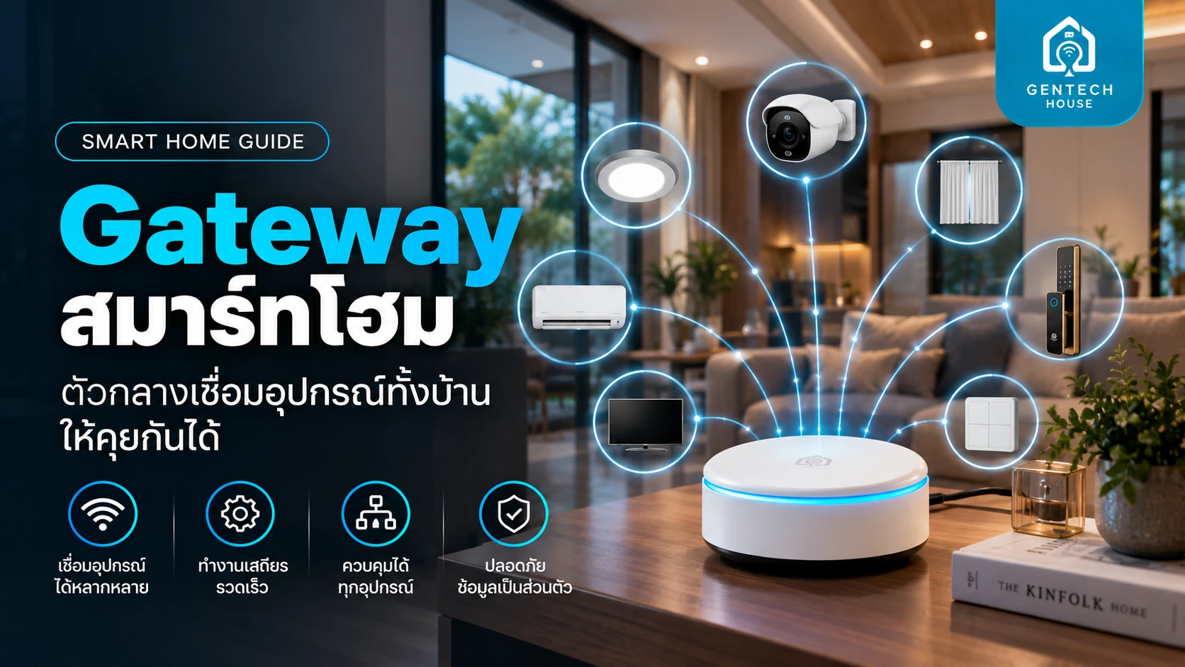 Gateway สมาร์ทโฮม - ตัวกลางเชื่อมอุปกรณ์ทั้งบ้านให้คุยกันได้