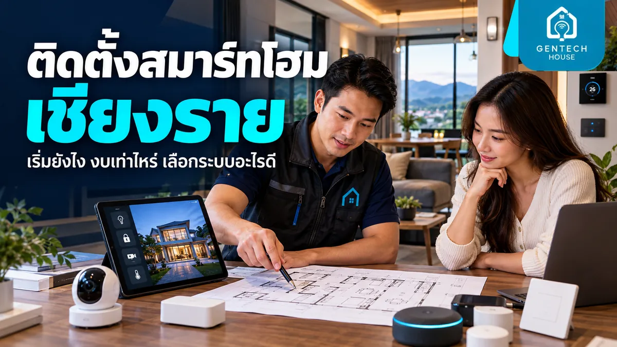 ติดตั้งสมาร์ทโฮม เชียงราย เริ่มยังไง งบเท่าไหร่ เลือกระบบอะไรดี