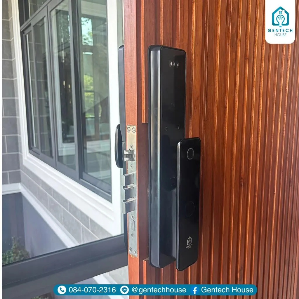 ผลงานการติดตั้ง กลอนประตูดิจิตอล (Smart Door Lock) รูปที่ 2